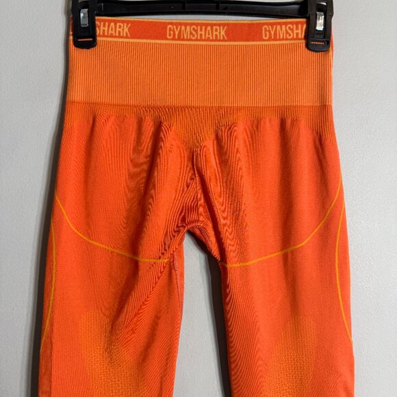Gymshark Apex Seamless High Rise Leggings Women's Medium* Papaya Orange Workout - Picture 13 of 14